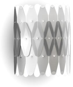 Applique Moderna Amanda Polilux ® Argento 1 Luce E27