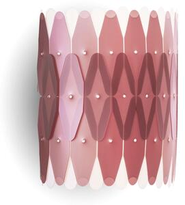 Applique Moderna Amanda Polilux ® Pink Metal 1 Luce E27