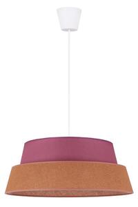 Duolla - Lampadario a sospensione con filo GALAXY 1xE27/40W/230V diametro 50 cm rosa