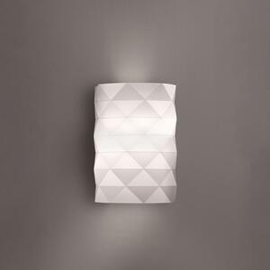 Applique Moderna Prisma Polilux ® Bianco 1 Luce E27