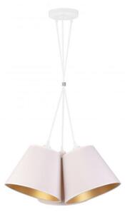 Duolla - Lampadario a sospensione con filo TWIGGY 3xE27/40W/230V diametro 60 cm bianco