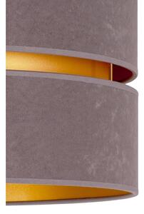 Duolla - Lampadario a sospensione con filo DUO 1xE27/15W/230V diametro 40 cm grigio