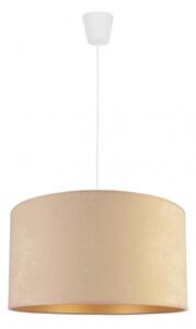 Duolla - Lampadario a sospensione con filo ROLLER 1xE27/40W/230V diametro 40 cm beige