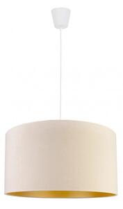 Duolla - Lampadario a sospensione con filo ROLLER 1xE27/40W/230V diametro 40 cm color crema