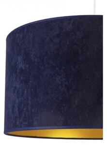 Duolla - Lampadario a sospensione con filo ROLLER 1xE27/40W/230V diametro 40 cm blu