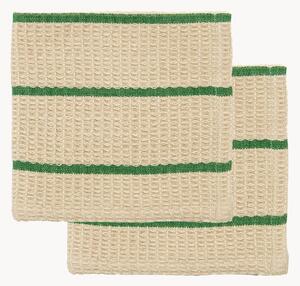 Set di 2 strofinacci in cotone Rena