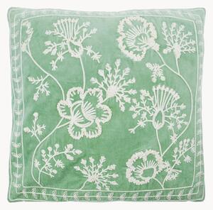 Copricuscino jacquard fatto a mano Mano