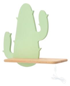 Applique LED per bambini con mensola CACTUS LED/4W/230V verde/legno