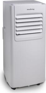INNOLIVING Condizionatore Portatile 7000 Btu /h Climatizzatore Classe A Funzione Deumidificazione con Tubo Timer Termostato Regolabile e Ruote colo