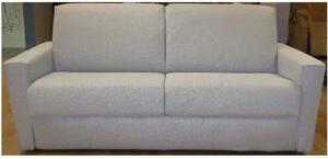 Living Design Divano Letto 3 Posti Moderno in Tessuto Dimensioni 194x100-210x89 cm colore Grigio - Giacarta