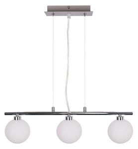 Lampadario a sospensione con filo RAISA 3xG9/40W/230V cromo lucido