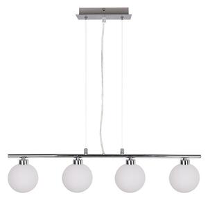 Lampadario a sospensione con filo RAISA 4xG9/40W/230V cromo lucido