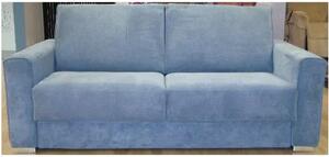 CFG Divano Letto 3 Posti Moderno in Tessuto Dimensioni 198x100-215x87 cm colore Grigio - VESUVIO