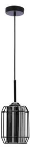 Lampadario a sospensione con filo JONERA 1xE27/40W/230V nero