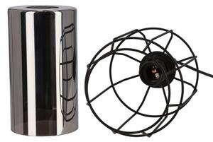 Lampadario a sospensione con filo JONERA 1xE27/40W/230V nero