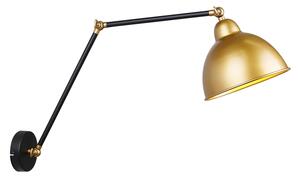 Applique TRUCK 1xE27/40W/230V oro/nero