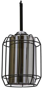 Lampadario a sospensione con filo JONERA 1xE27/40W/230V nero