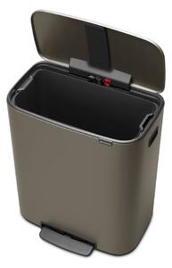 Bidone grigio in acciaio 60 l Bo - Brabantia