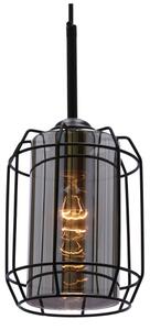 Lampadario a sospensione con filo JONERA 1xE27/40W/230V nero
