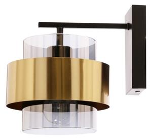 Applique SPIEGA 1xE27/60W/230V oro/nero
