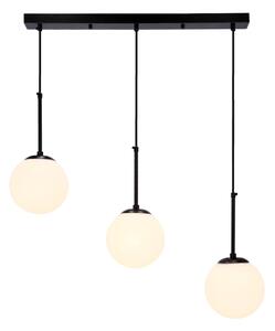 Lampadario a sospensione con filo POMPEI 3xE27/40W/230V nero