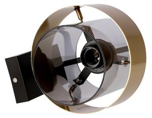 Applique SPIEGA 1xE27/60W/230V oro/nero