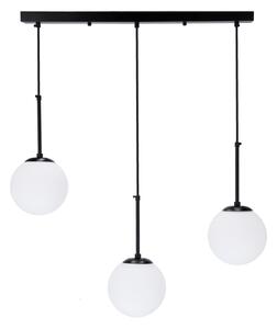 Lampadario a sospensione con filo POMPEI 3xE27/40W/230V nero