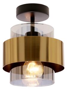 Lampadario a plafone SPIEGA 1xE27/60W/230V oro/nero