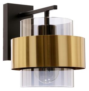 Applique SPIEGA 1xE27/60W/230V oro/nero