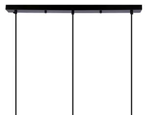 Lampadario a sospensione con filo POMPEI 3xE27/40W/230V nero