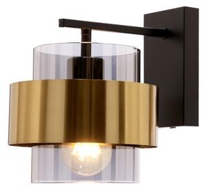 Applique SPIEGA 1xE27/60W/230V oro/nero