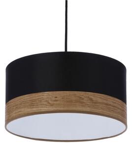 Lampadario a sospensione con filo PORTO 1xE27/60W/230V nero/marrone