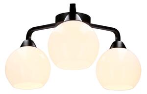Lampadario a plafone CALDERA 3xE27/60W/230V nero