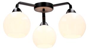 Lampadario a plafone CALDERA 3xE27/60W/230V nero