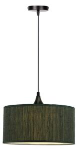 Lampadario a sospensione con filo PATTI 1xE27/60W/230V diametro 30 cm verde