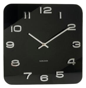Orologio quadrato nero vintage - Karlsson