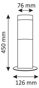 Lampada LED esterna LIVIA 1xE27/7W/230V 4000K IP44
