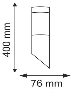 Lampada da esterno LIVIA 1xE27/10W/230V IP44