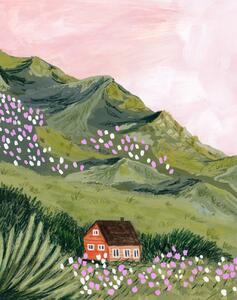 Illustrazione Mountain House, Sarah Gesek, (30 x 40 cm)