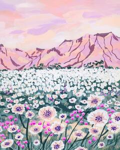 Illustrazione Pink Desert, Sarah Gesek, (30 x 40 cm)