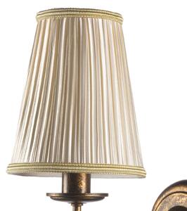 ONLI Applique Delia, color bronzo, a 1 luce, larghezza 15 cm