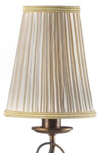 ONLI Lampada da tavolo Delia, color bronzo, ferro, altezza 42 cm, Ø 15 cm