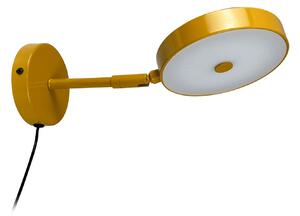 Applique da parete Dyberg Larsen, Starlight, dimmerabile, Giallo, Soggiorno, Metallo, Design