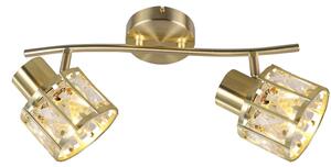 Lampadario a soffitto ZAHARA 2xE27/10W/230V dorato