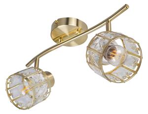 Lampadario a soffitto ZAHARA 2xE27/10W/230V dorato