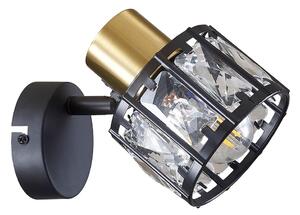 Lampada da parete ZAHARA 1xE27/10W/230V nera
