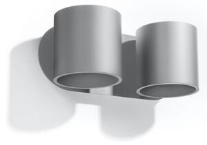 Luce Spot da parete ORBIS 2xG9/40W/230V grigio
