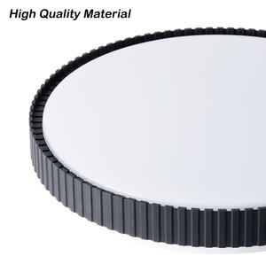 Brilagi - Plafoniera LED dimmerabile CORVO LED/72W/230V 3000-6000K nero diam. 50 cm + telecomando