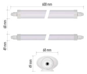 Corpo illuminante tecnico LED DUSTY LED/18W/230V IP65 4000K