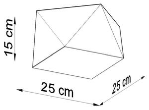 Plafoniera HEXA 1xE27/60W/230V bianca